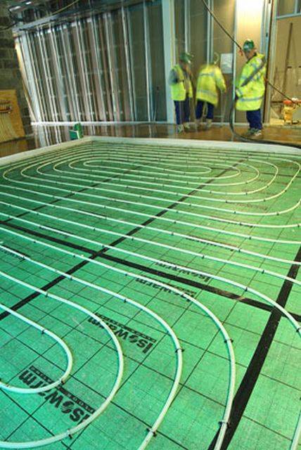 Isowarm Tackerboard System - Isocrete K-Screed (Upper floor)