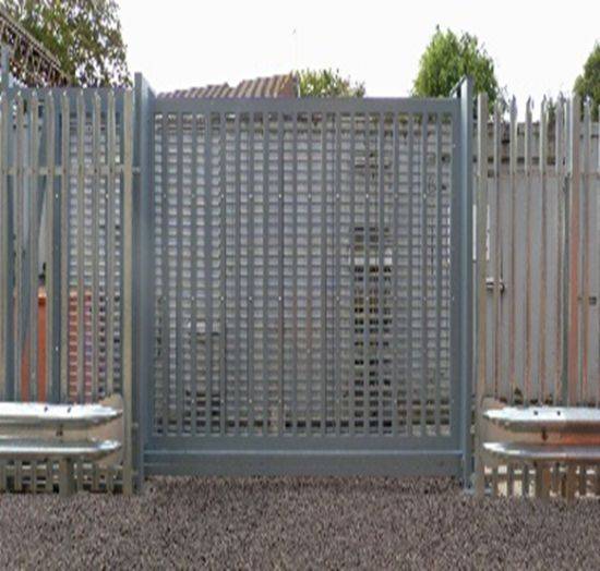 LPS1175 Security Rated Automatic Platinum Sliding Gates - Intruder resistant