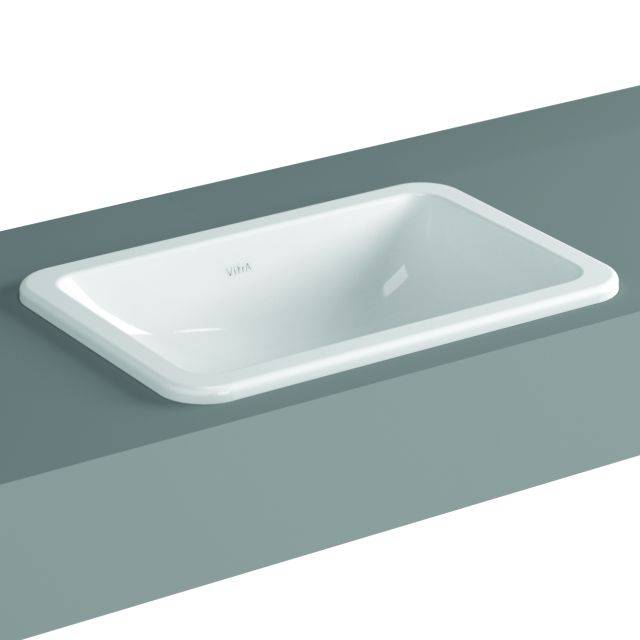 VitrA S20 Counter-top Basin, 55 cm, Square, 5475