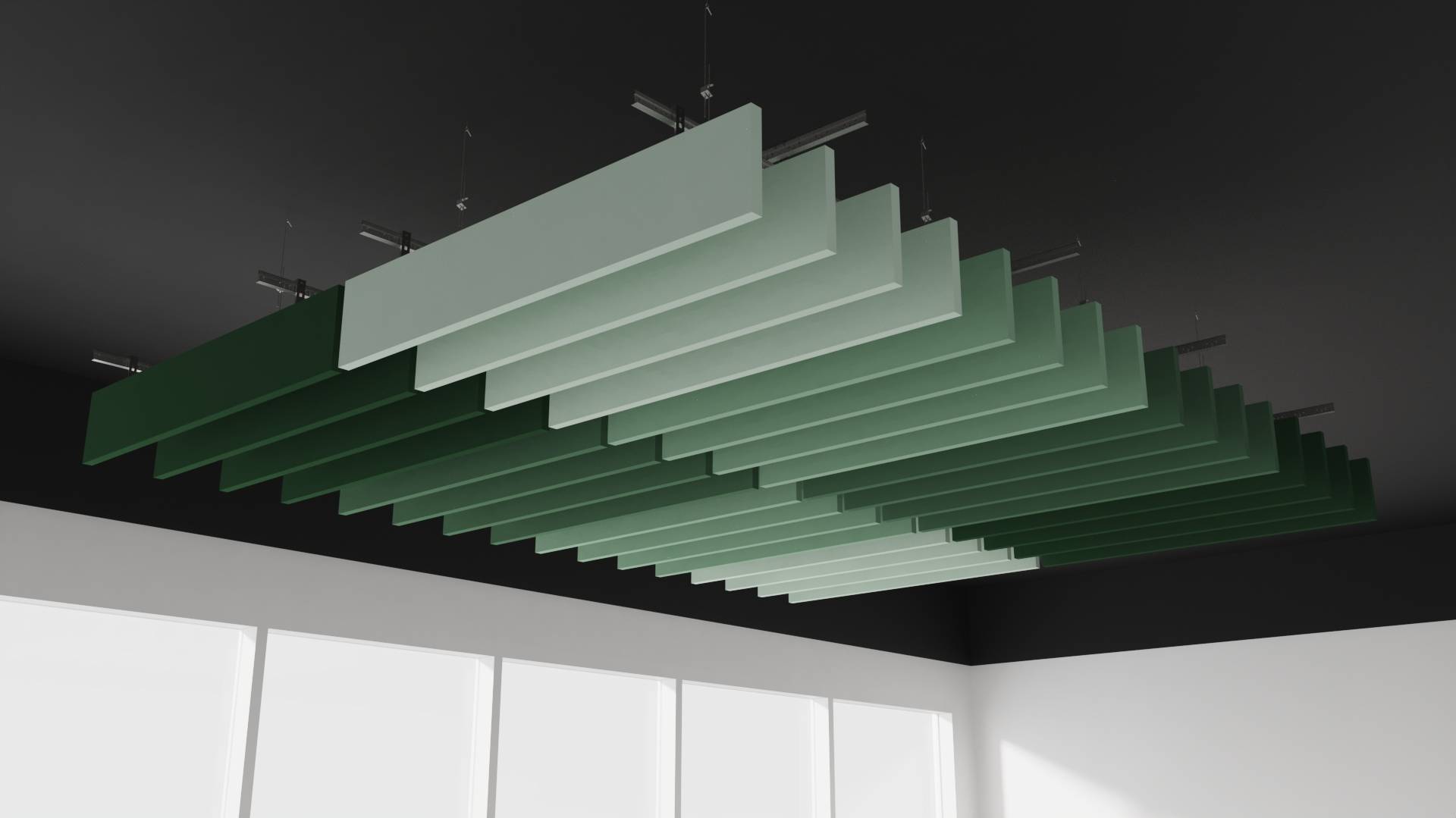 Sonify by Zentia – Sonify Baffle (Rectangle) - Ceiling System