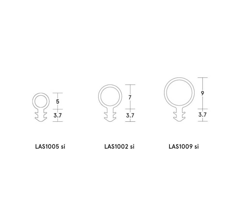 LAS1002 si, LAS1005 si and LAS1009 si Compression Seals