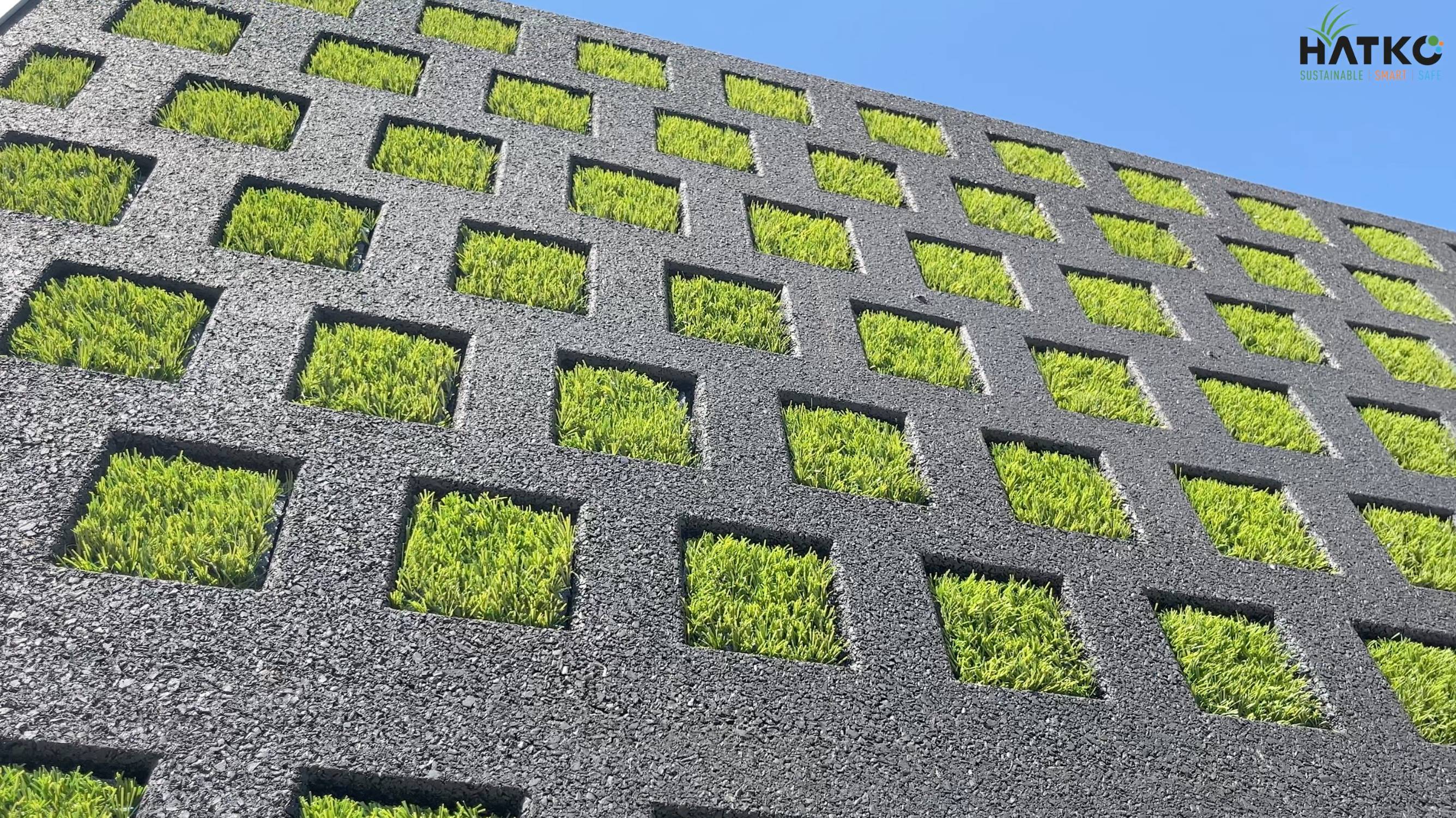 HATKO Recycled Rubber Noise Barrier - Rubber Tyre Noise Barrier System