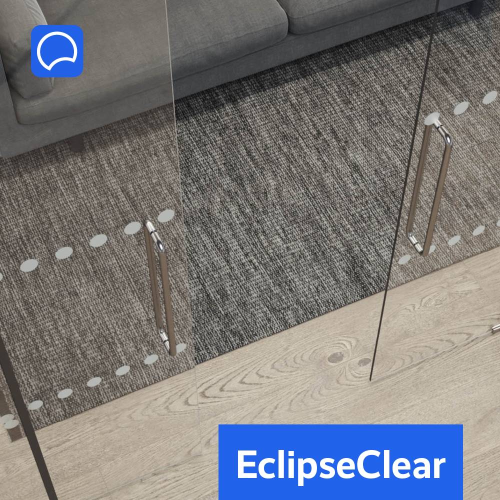 EclipseClear Multi Sliding Acoustic Glass Door