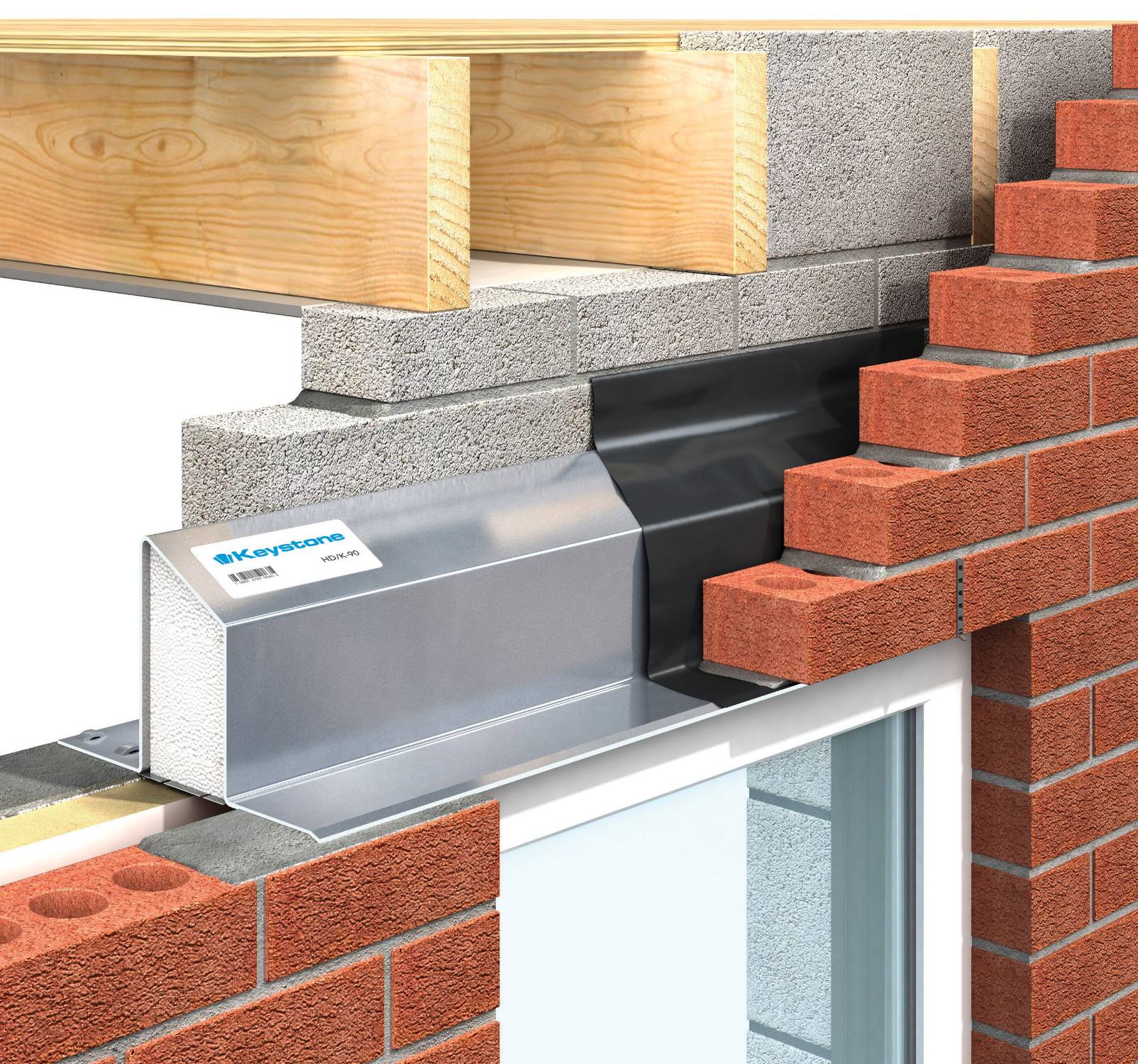 Keystone Cavity Wall Lintels - Standard/ Heavy/ Extra Heavy/ Extreme