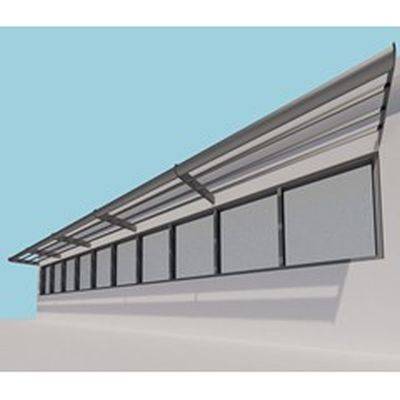 Aluminium Brise Soleil - Solar Shading: Shadex 190 Horizontal With Tube - Brise Soleil