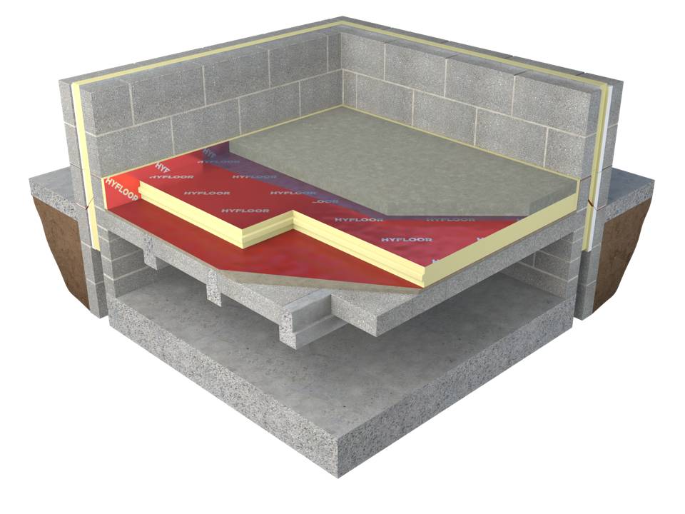 Thin-R XT/HYF Hyfloor Floor Insulation - Floor Insulation