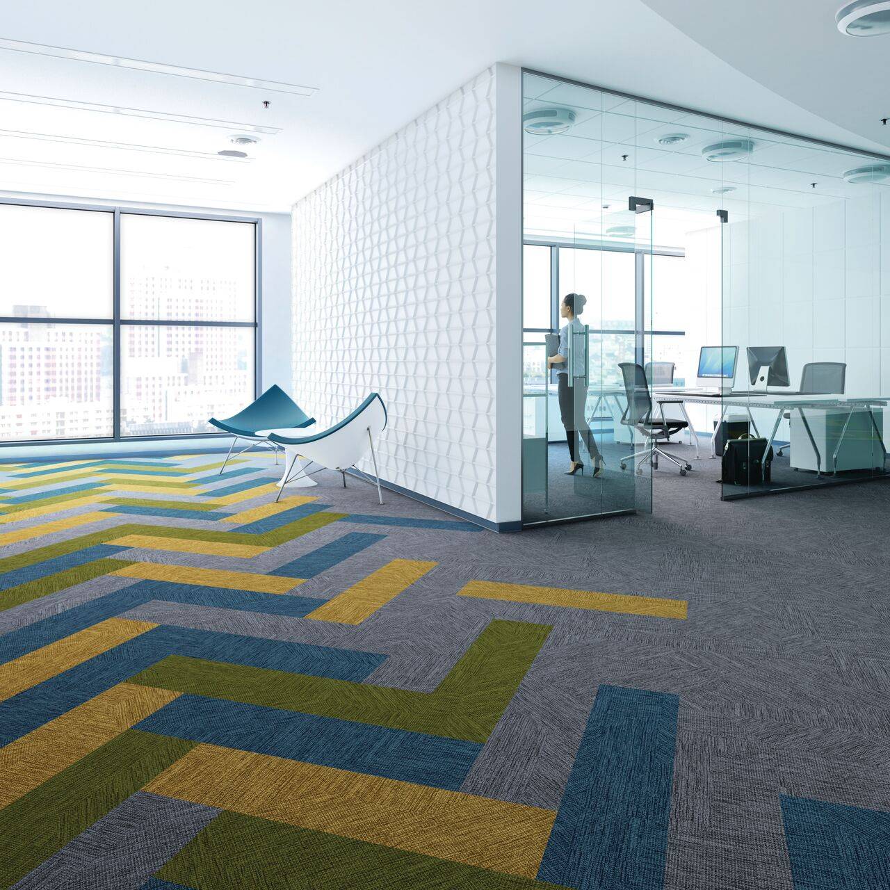 Flotex Planks Frameweave - Carpet plank