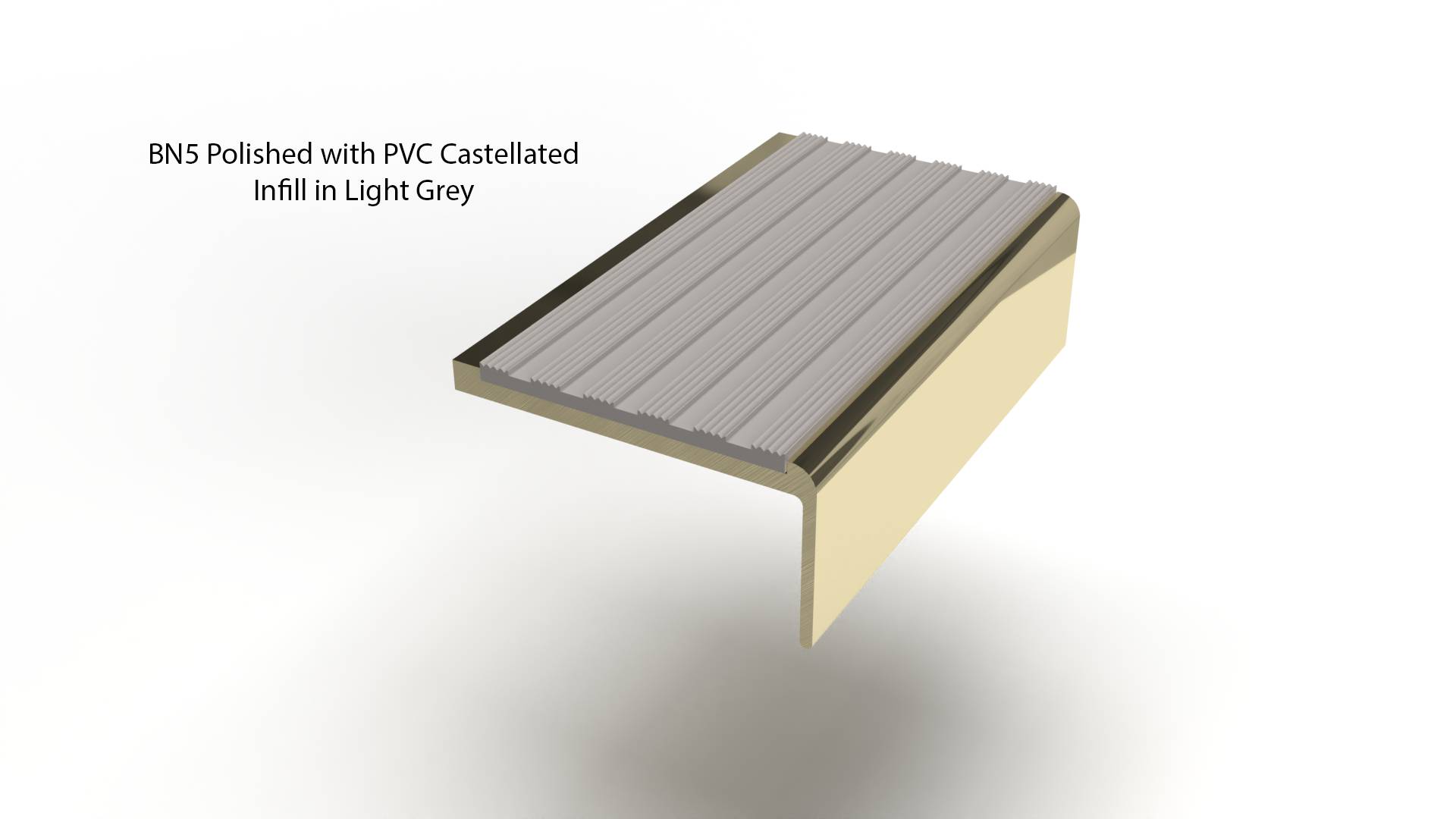 BN5 Brass stair Nosings - Stair Nosings