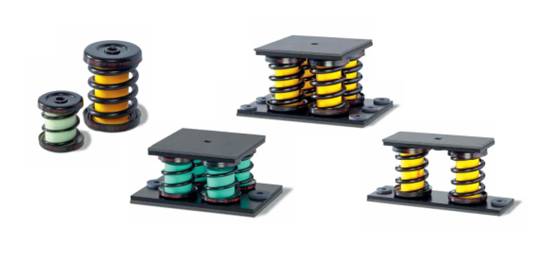 Isotop® Spring Mounts With Damper Core