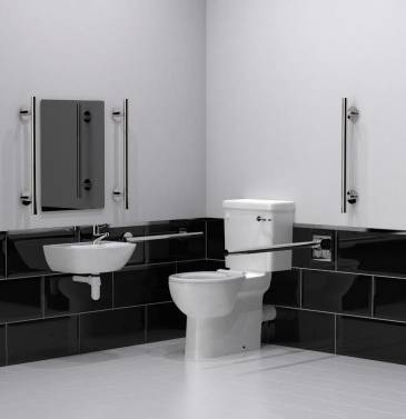 NymaSTYLE Premium Rimless Luxury Close Coupled Doc M Toilet Pack