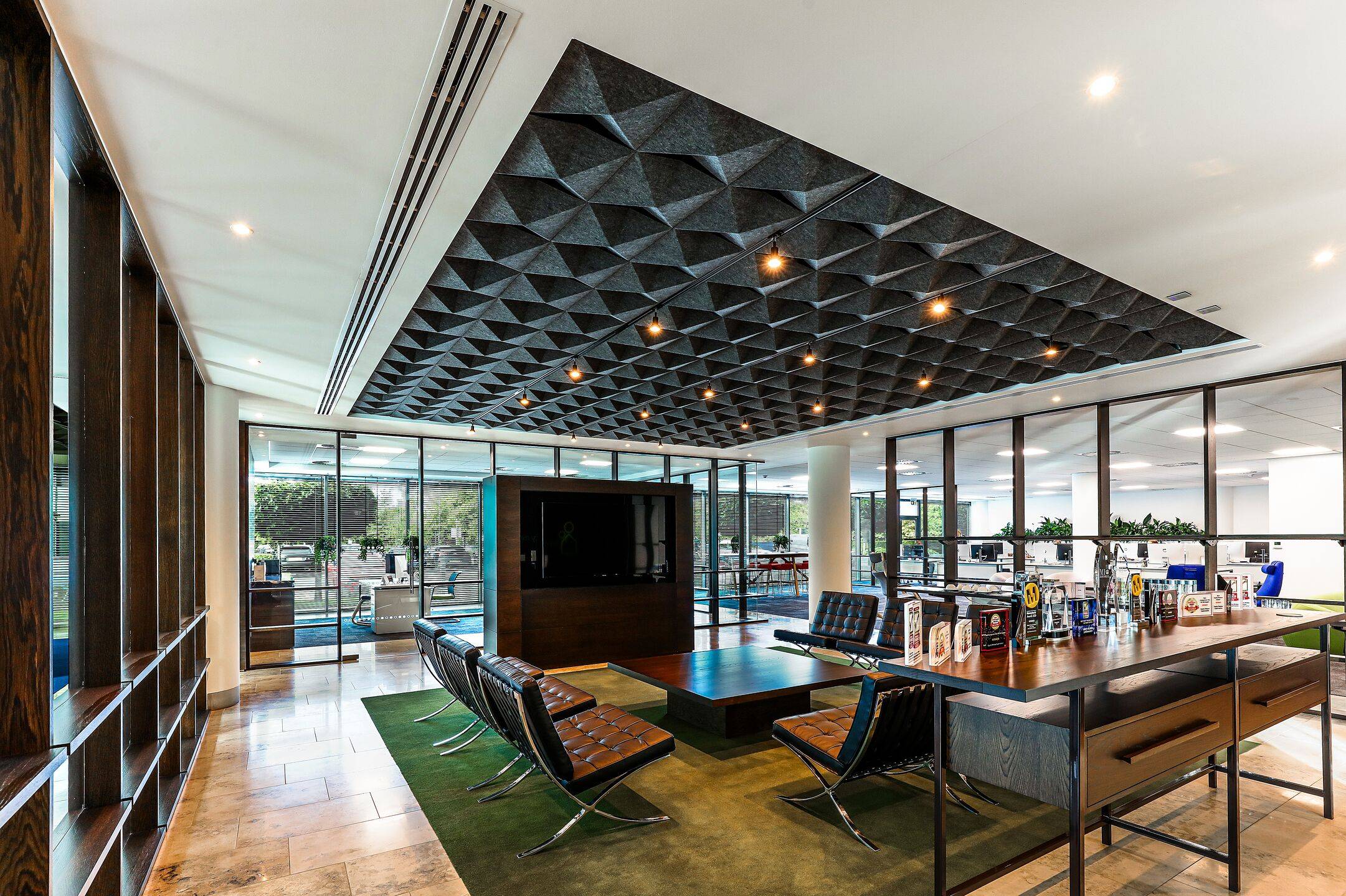 HeartFelt® Origami Pyramid - Acoustic Ceiling System