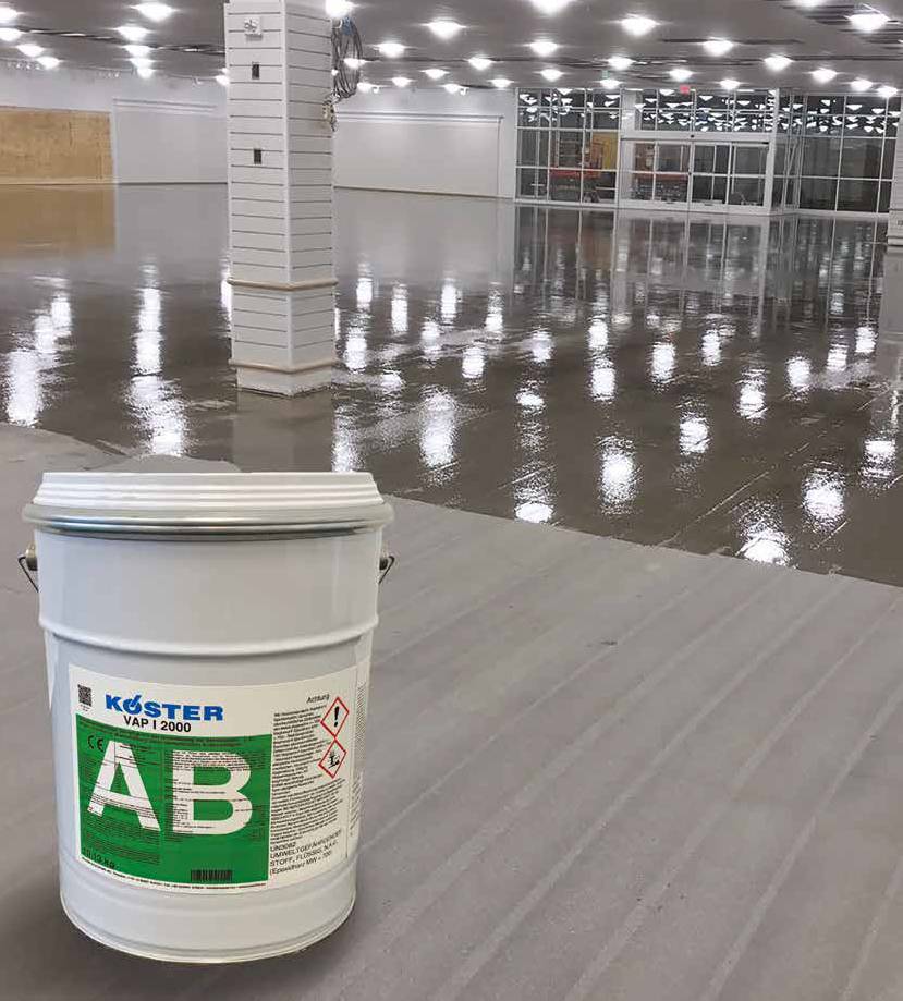 Internal Basement Slab Waterproofing and Vapour Barrier System - Koster VAPlite.