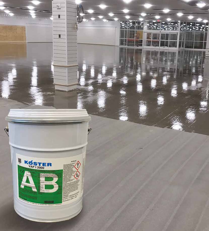 Liquid Vapour Barrier for Concrete Floors - Koster VAP I 2000