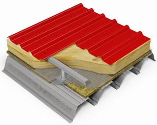 Elite 7 A1 - Acoustic roofing system 