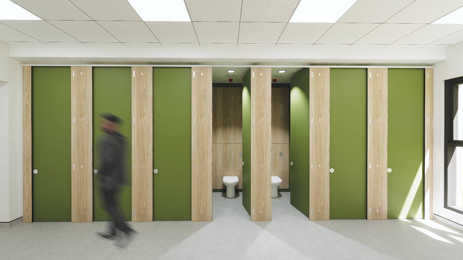 Apollo - Full Height Cubicle - Panel Cubicle | Brookhouse | NBS BIM Library