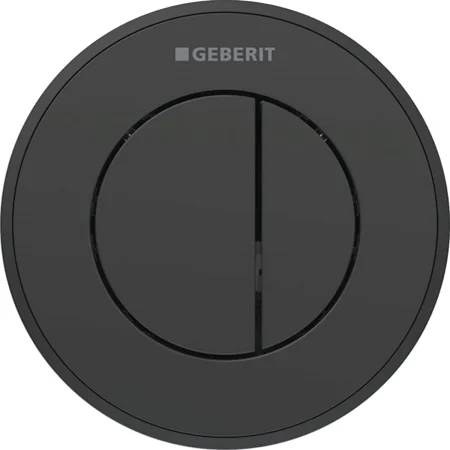 Geberit Type 10 remote flush actuation, pneumatic, round, for dual flush, concealed actuator