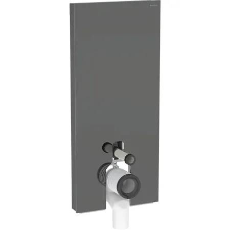 Geberit Monolith sanitary module for floor-standing WC, 114 cm, front cladding made of glass