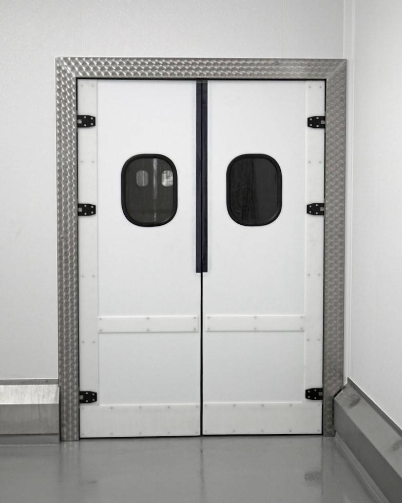 Traffidor Swing - Hygiene crash doors (Stainless Steel / HDPE)