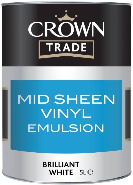Crown Trade Mid Sheen Vinyl Emulsion
