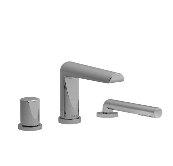 Parabola Deck Mounted Bath Shower Mixer - Bath Shower Mixer