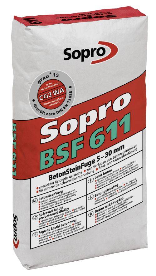 Sopro BSF 611 Paving Grout for Concrete Units