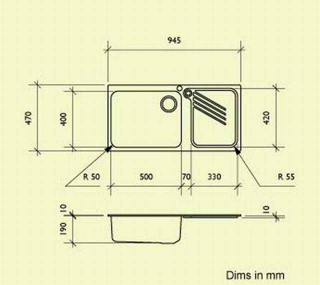 Sink Bowl IS11R