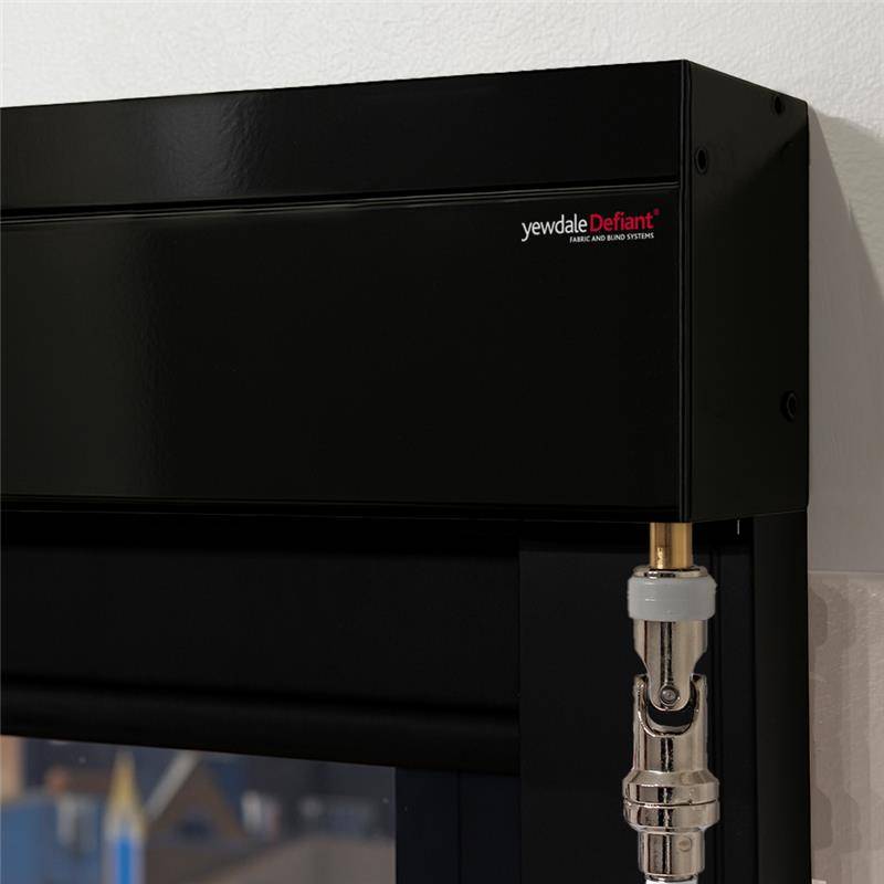 YewdaleDefiant® C44 Cassetted Roller Blind with Crank Mechanism and Side Channels