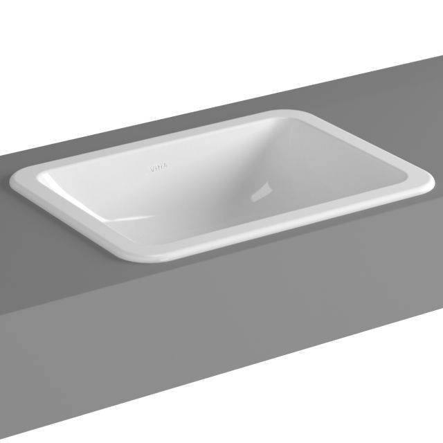 VitrA S20 Counter-top Basin, 50 cm, Square, 5474