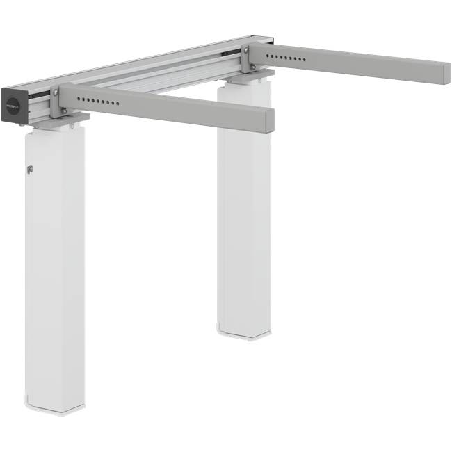 Wall mounted, height adjustable kitchen worktop lifter. Electrically operated. Various lengths.