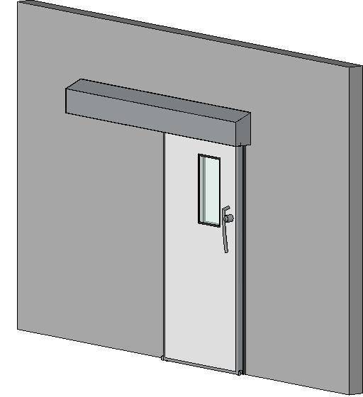 Operating theatre sliding door