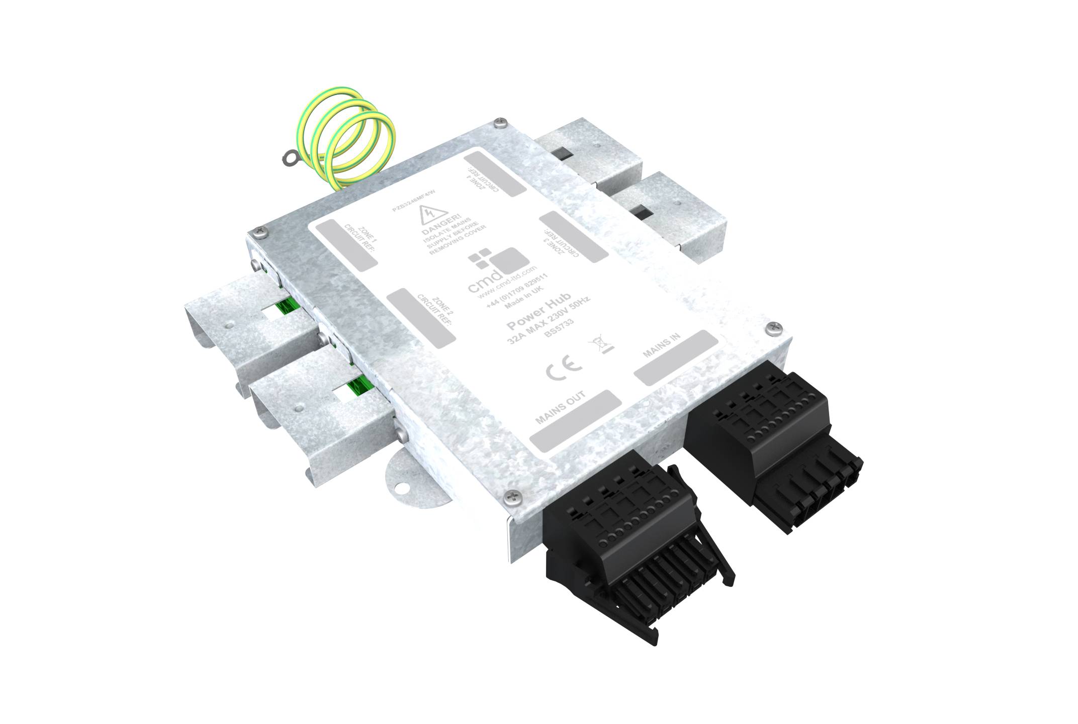 4 Way CMD 32A Power Hub