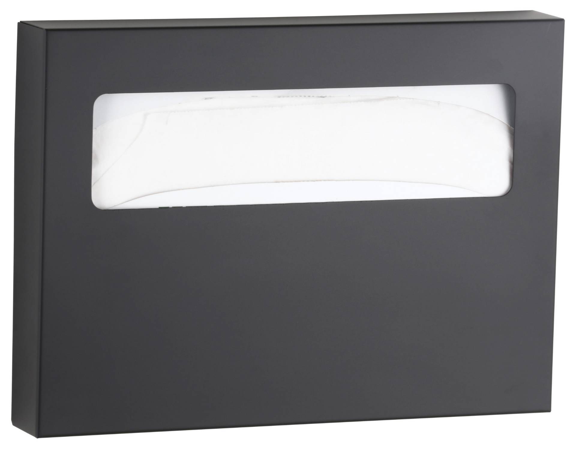 Toilet Seat Cover Dispenser, Stainless Steel Matte Black, B-221.MBLK - Toilet Seat Cover Dispenser