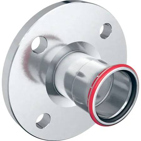 Geberit Mapress Carbon Steel Flange PN 6, With Pressing Socket