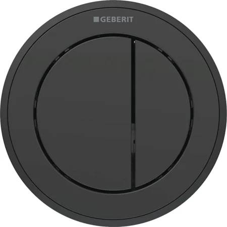 Geberit Type 10 remote flush actuation, pneumatic, round, for dual flush, furniture flush