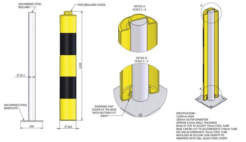 IAE PlasProtek Bollard