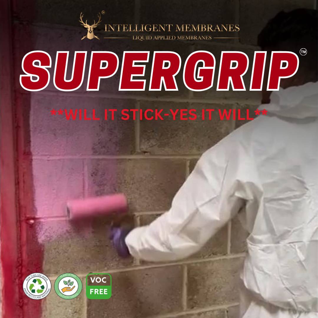 Supergrip Primer: Enhanced Adhesion for Plaster-Based Applications - Primer for Extra Adhesion for Plaster