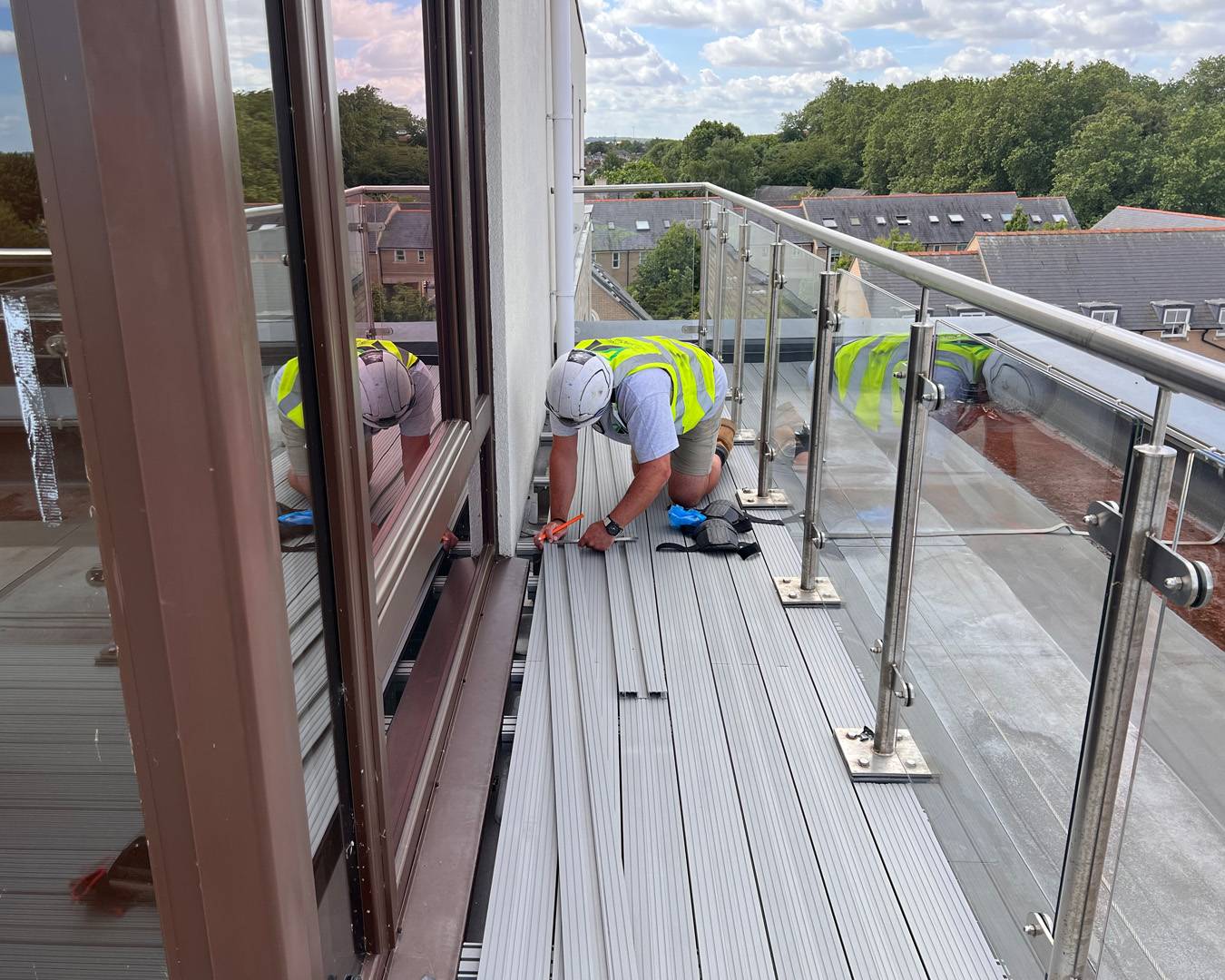 AliDeck Aluminium Decking System 2 - Complete Non-combustible Decking Solution - 800mm Board Span - 1200mm Joist Span - 70-320mm Build-Up - Walkway and Balcony Decking