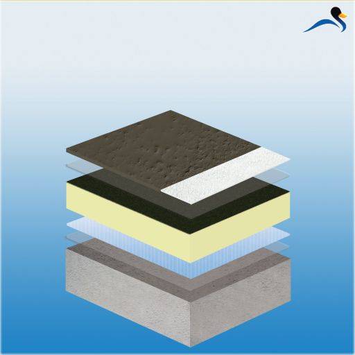 KEMPEROL® 2K-PUR Liquid Applied Solvent-Free and Odourless Waterproofing - Warm Roof System (STRATEX)