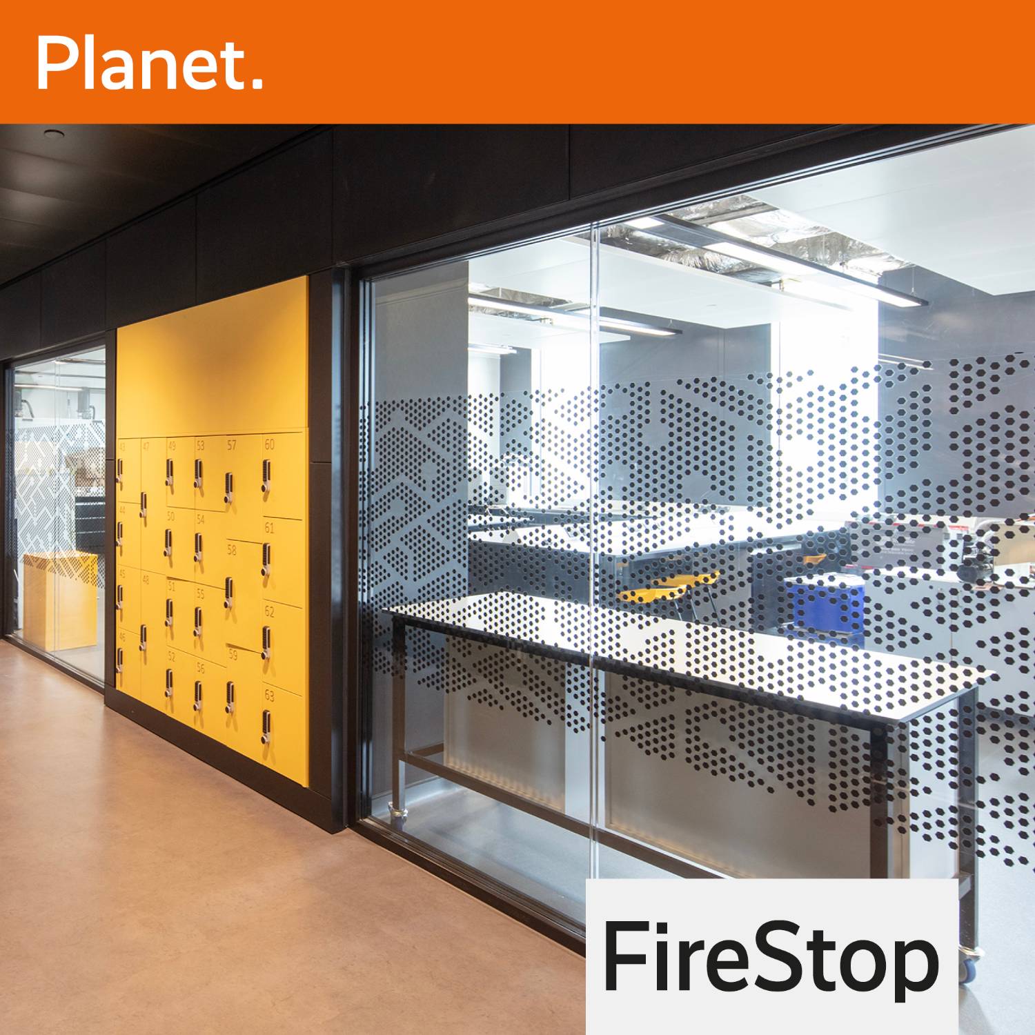 FireStop Ei60 Single Glazed Fire Rated Partition System