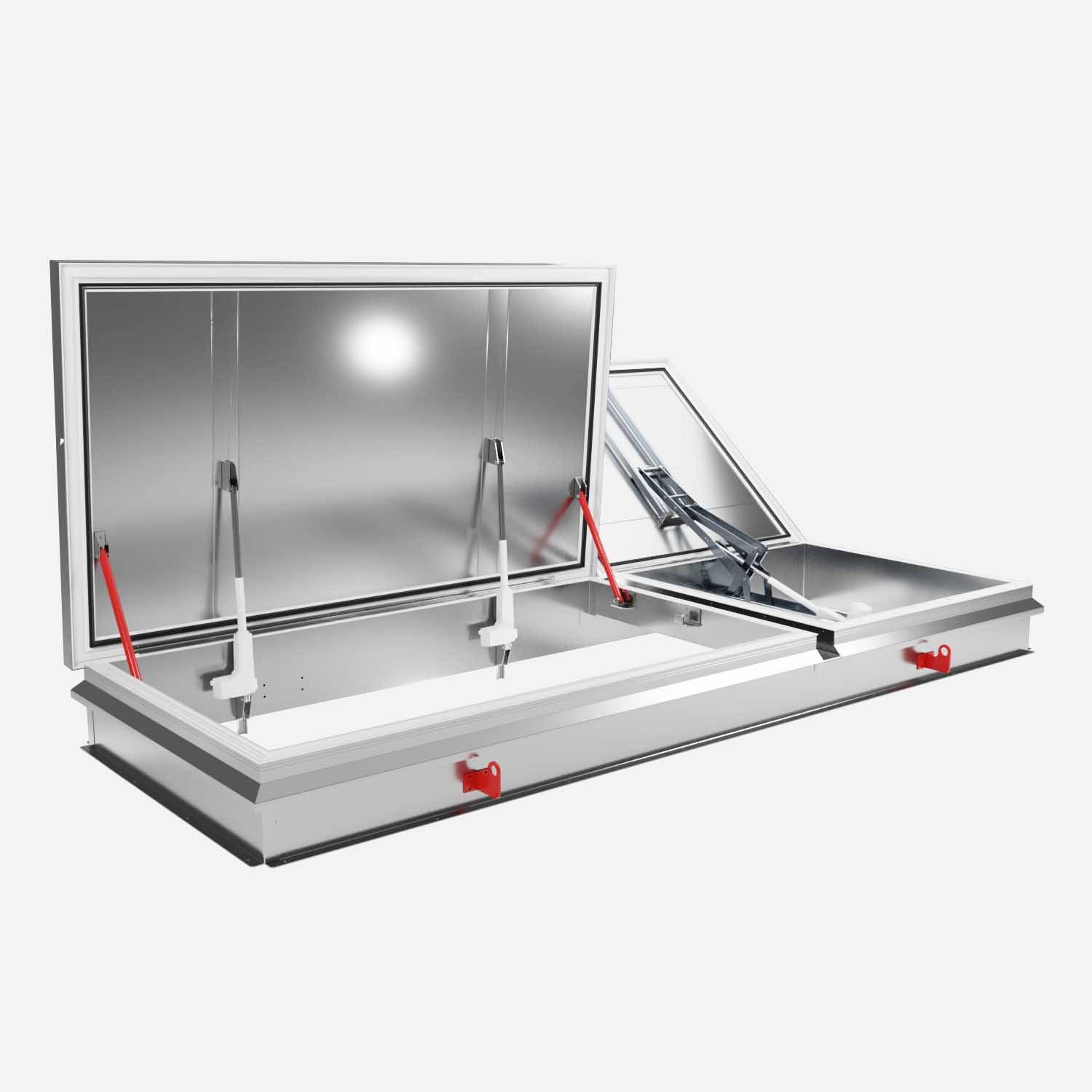 Exi-Vent Smoke Vent with Access Hatch - Roof Hatch and AOV