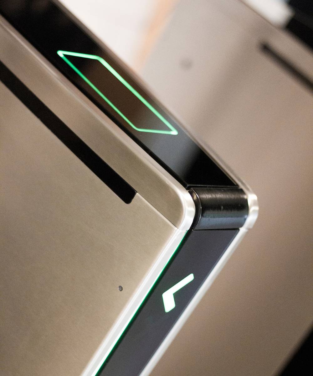 Boon Edam Lifeline Speedlane Open | Optical Turnstile - Speed Gate / Half Height Turnstile