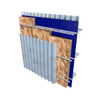 Knauf Insulation - FactoryClad Roll 32 (Uncut) - Built-Up Metal Roof and Wall Insulation