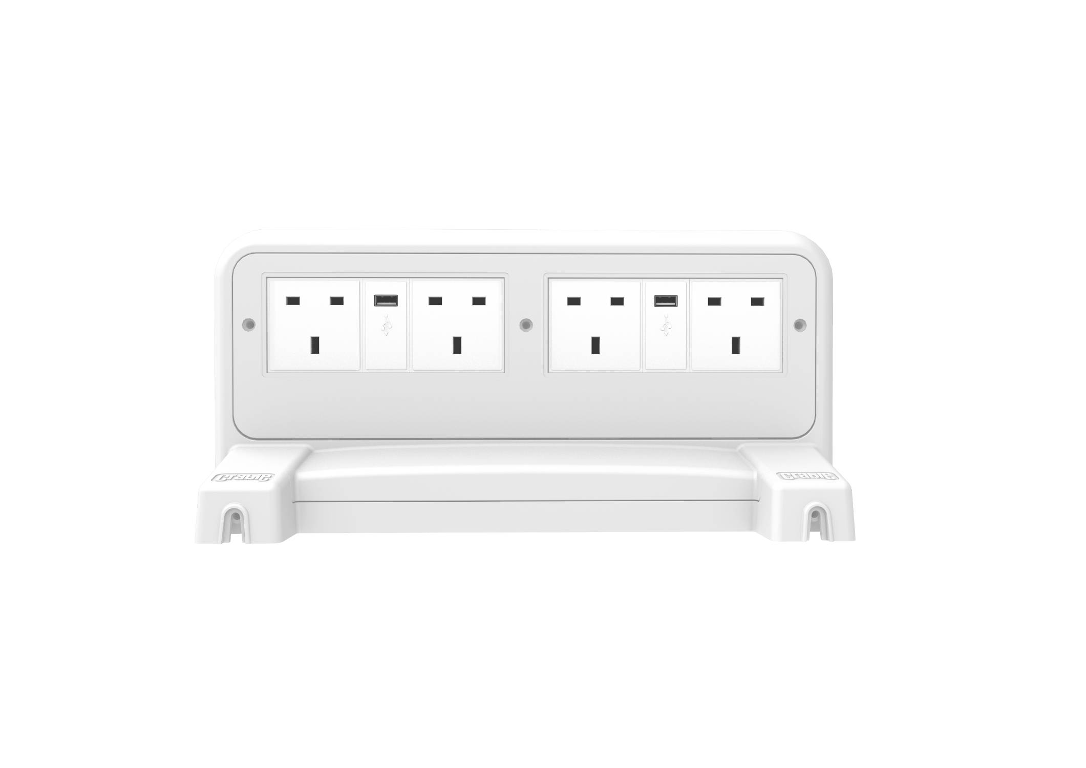 Charging Shelf Station - UK Type G - Wireless, USB and Socket Charging