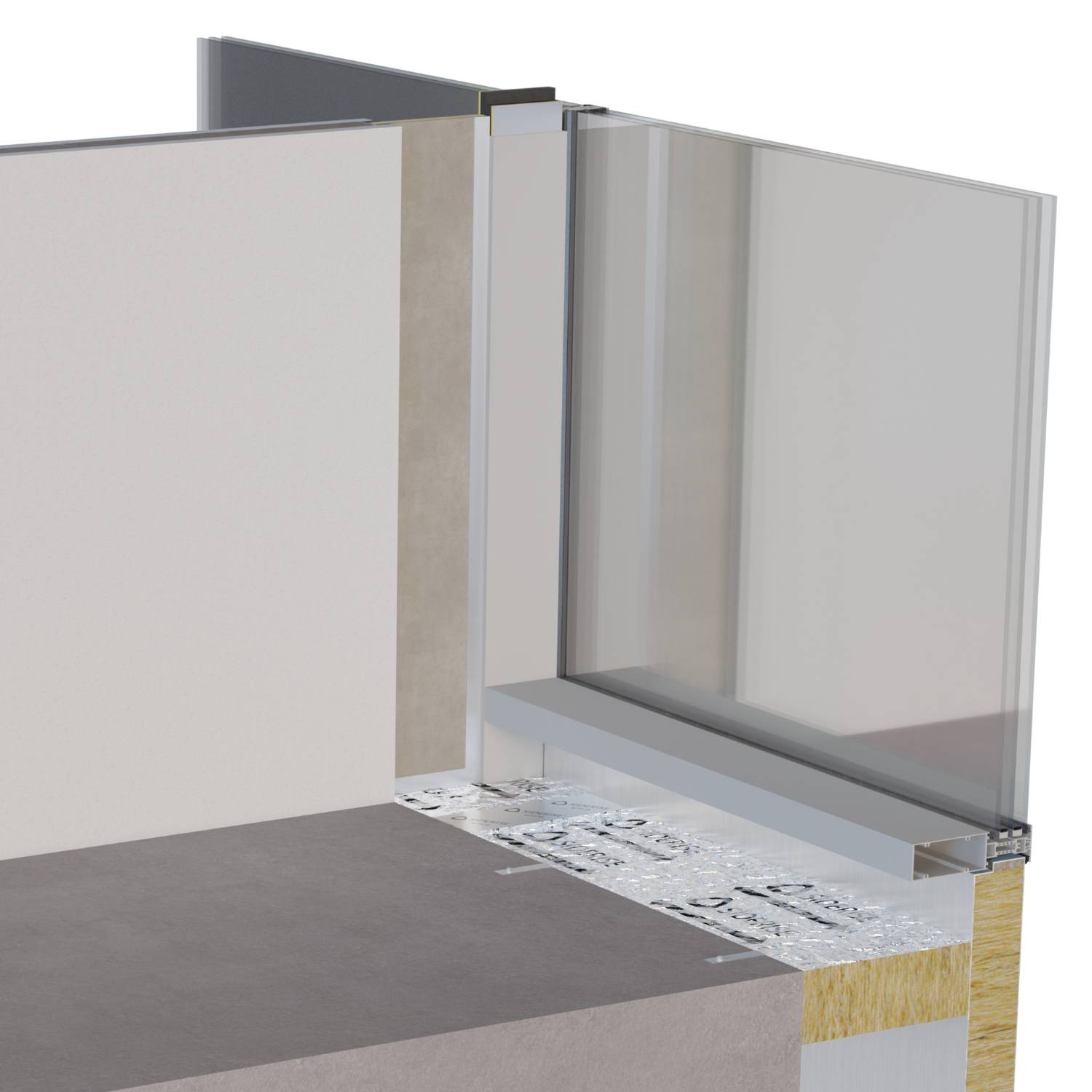 Siderise MI Mullion and Transom Acoustic Inserts for Curtain Walling 