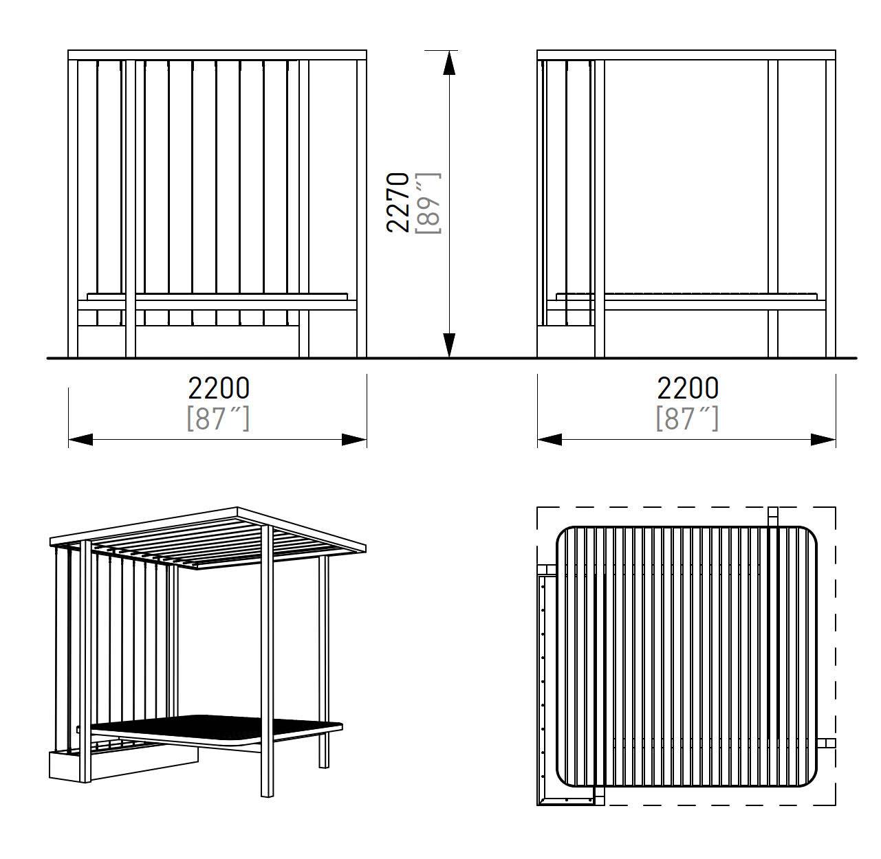 Cuby Gazebo - Outdoor Gazebos