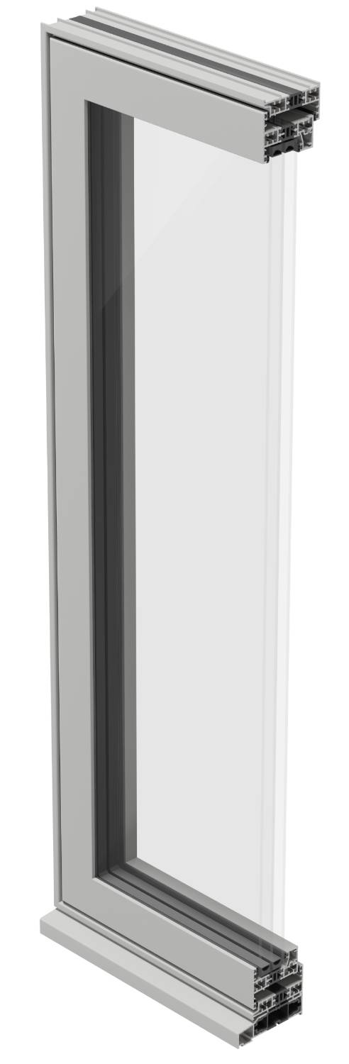 Classic Beaded French Window  - Aluminium Window