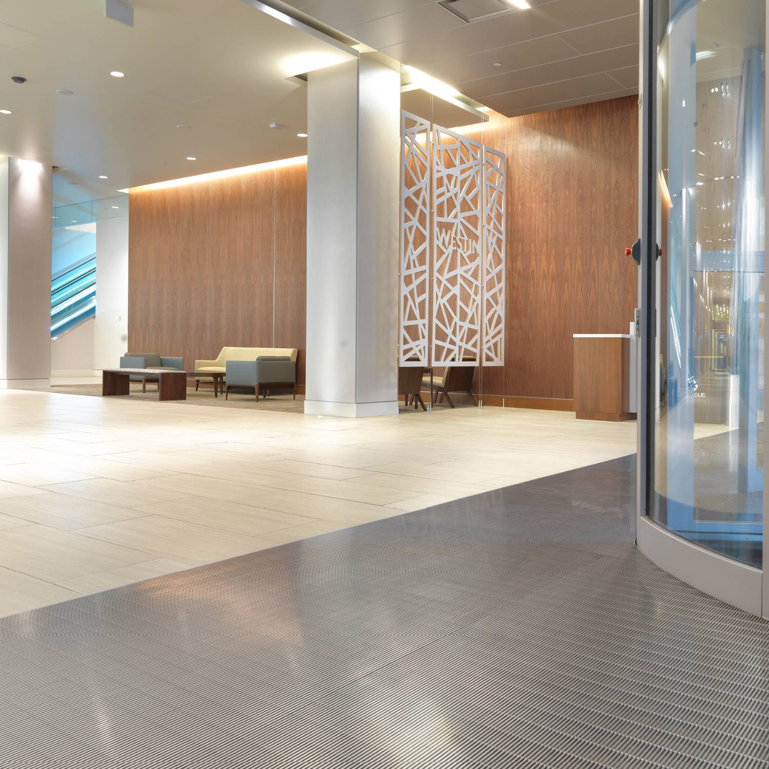 CS Pedisystems® Gridline™ Stainless Steel Entrance Matting