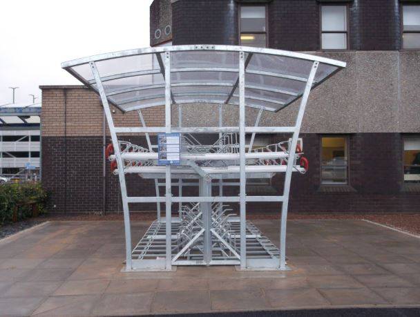 Brighton Double Two Tier Bike Shelter