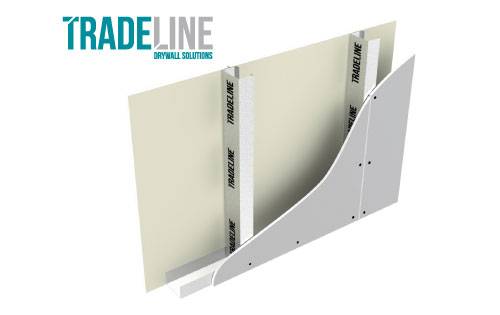 TRADELINE Single Frame Acoustic Stud Partition Systems Utilising Siniat Board