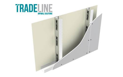 TRADELINE Single Frame Partition Systems Utilising British Gypsum SoundBloc